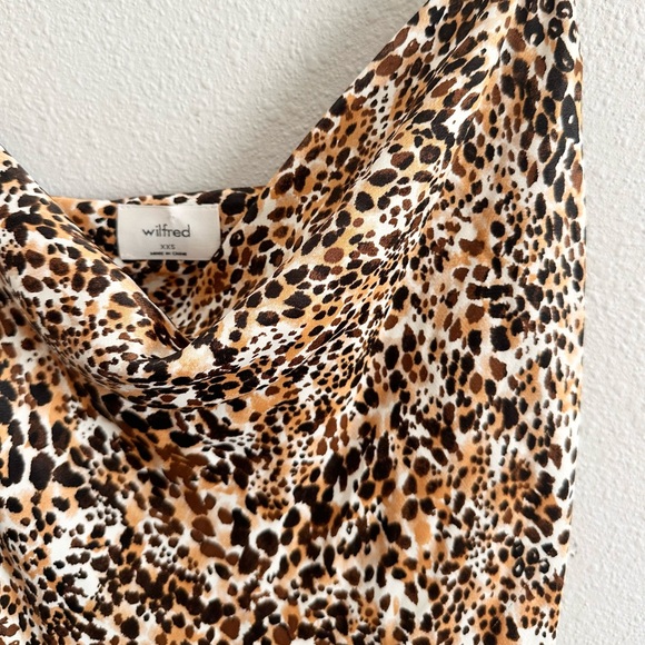 Aritzia Wilfred Only Ruched Slip Dress Size XXS - Picture 7 of 11